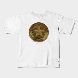 STAR COIN OF CUBA Kids T-Shirt